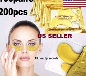 100 pairs of gold collagen eye patches gel